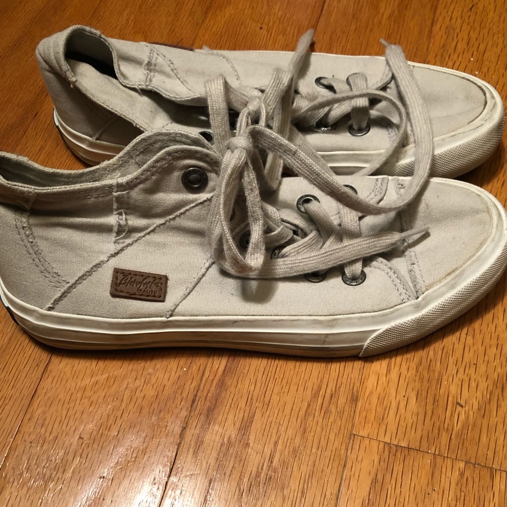 Tan Midtop Blowfish Sneakers